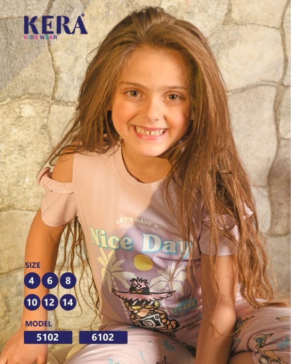 Nice day pajama with pantakoor from Kera 5102 - 6102 | Pyjamty