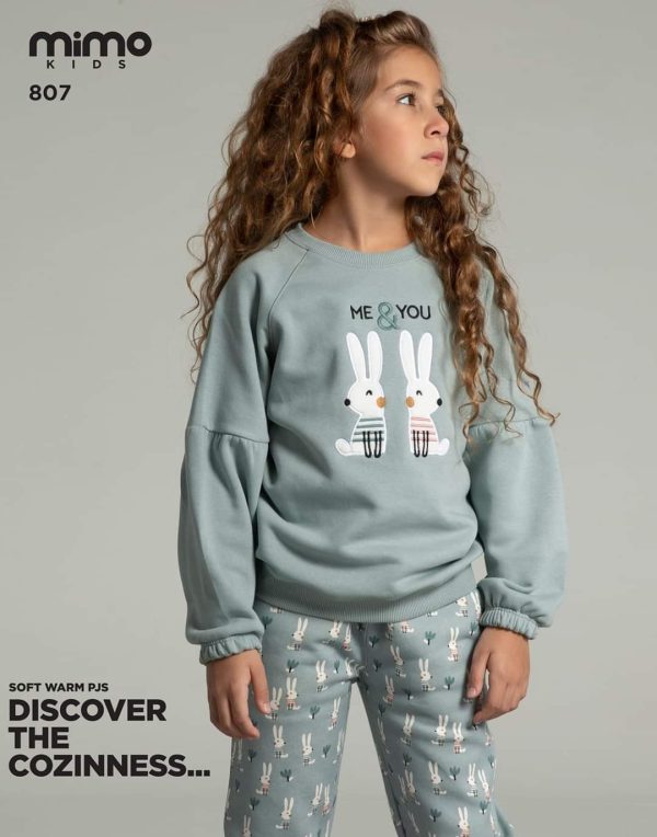 بيجامة أطفالي شتوي من ميمو 807 - 907 ME & YOU | Pyjamty