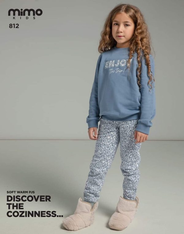 بيجامة أطفالي شتوي من ميمو 812 - 912 ENJOY the trip! | Pyjamty