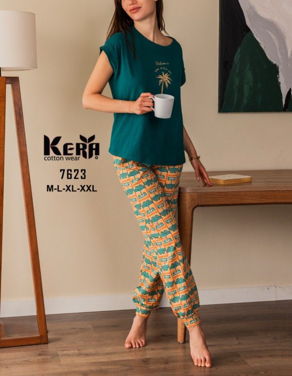 بيجاما حريمي قطن من كيرا 7623 Welcome to the City of BALMS | Pyjamty