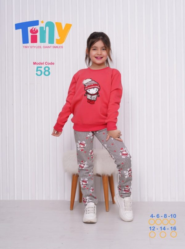 بيجامة ميلتون بناتي مطبوعة بشكل كرتوني من tiny 58 | Pyjamty