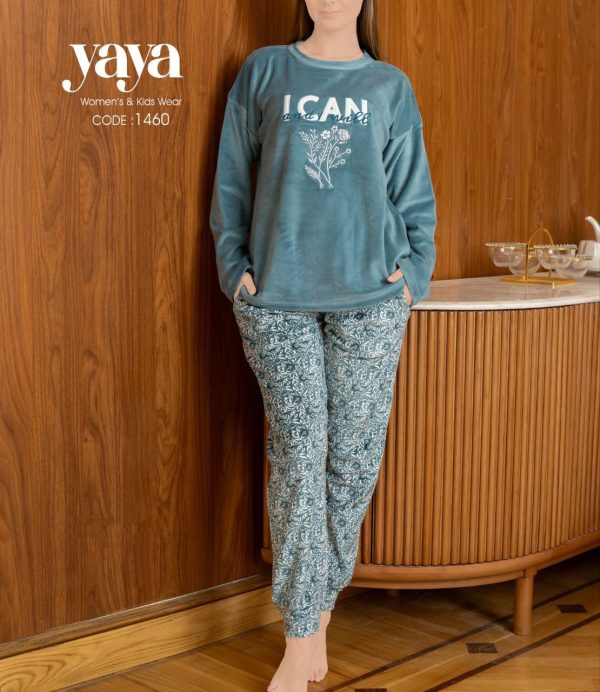 Winter pajama with simple pattern from yaya 1460 I Can & I Will | Pyjamty