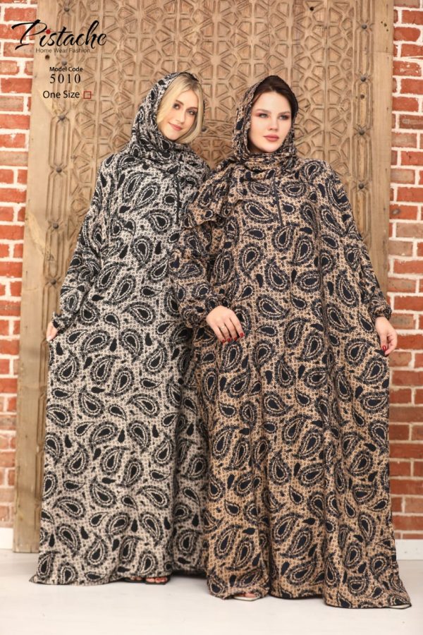 Free size cotton Isdal Patterned from Pistache 5010 | Pyjamty