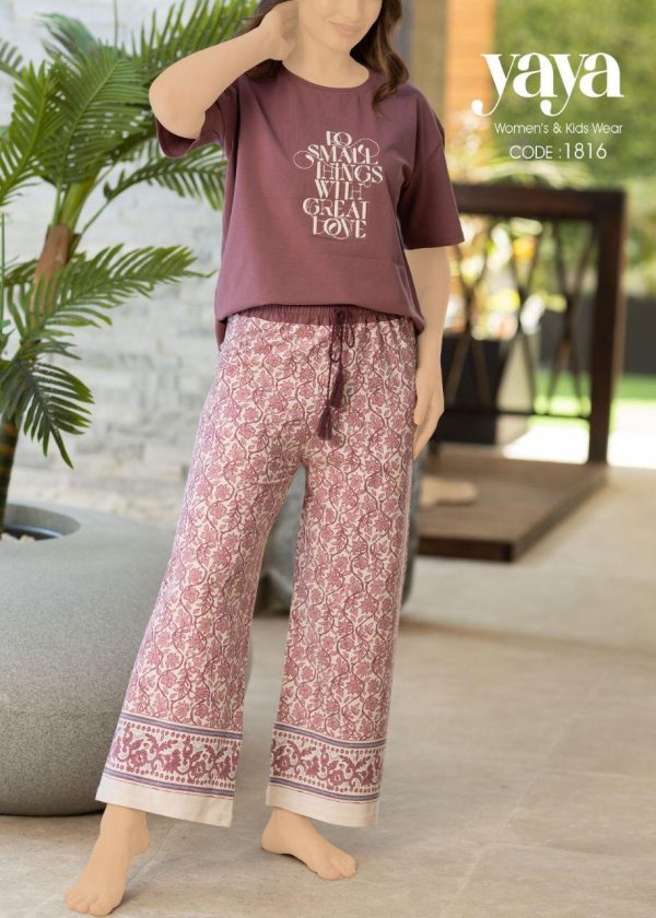 short sleeves cotton pajama from yaya 1816 Do small things with great love! | Pyjamty