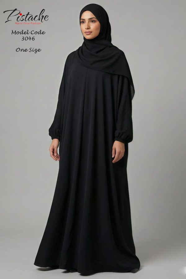 Soft & Comfy Viscose Isdal with a unique black color from pistache 3046 | Pyjamty